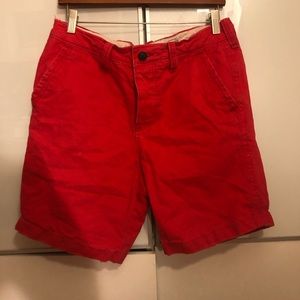 Men’s Shorts Red Abercrombie Size 32